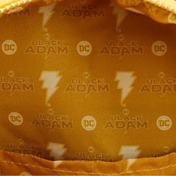 Loungefly DC Comics Black Adam Light Up Lightening Bolt Mini Backpack NWT - Picture 11 of 12